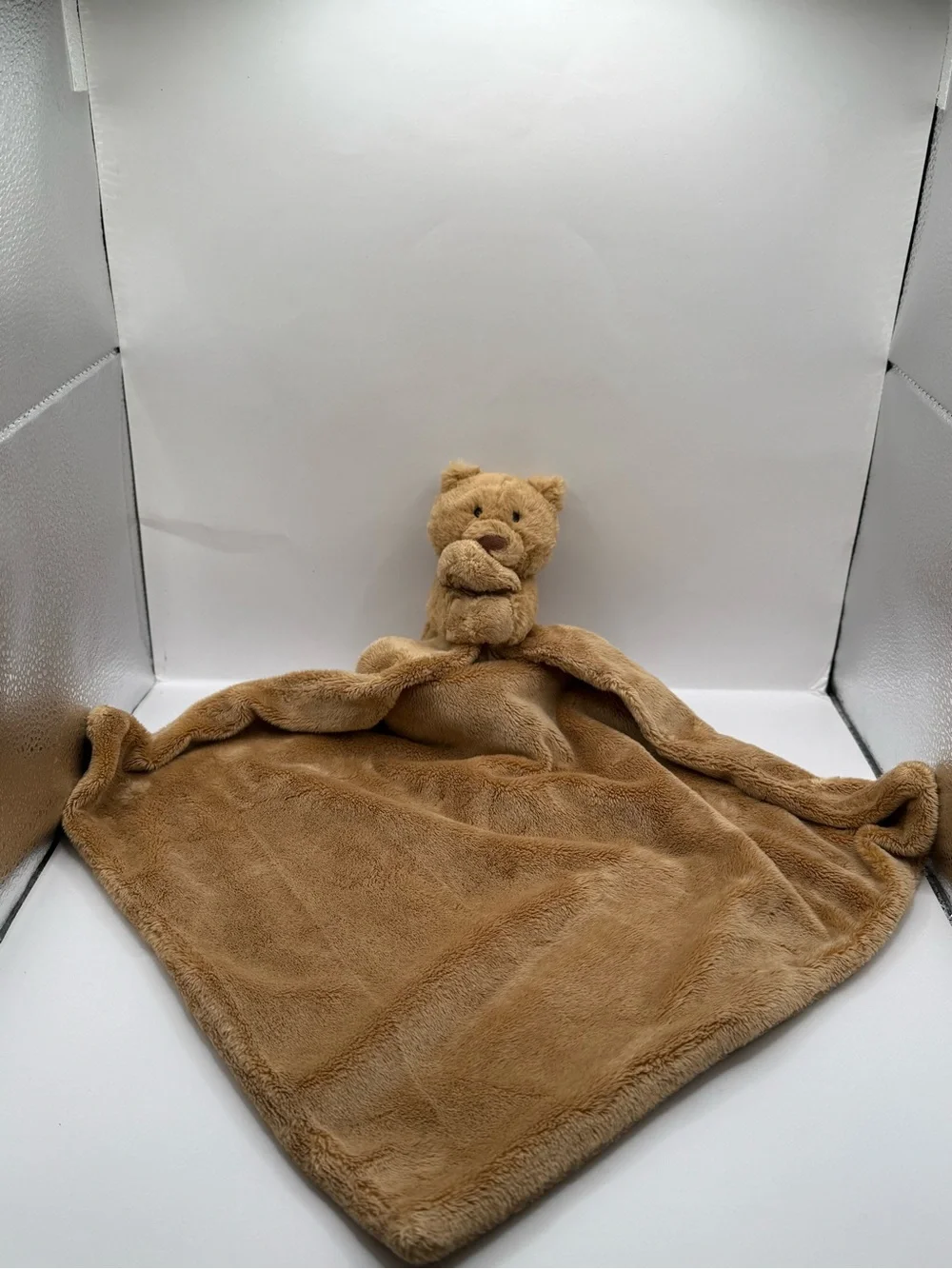 Baby Jellycat Bartholomew Bear Baby Lovey Soother Security Blanket Plush